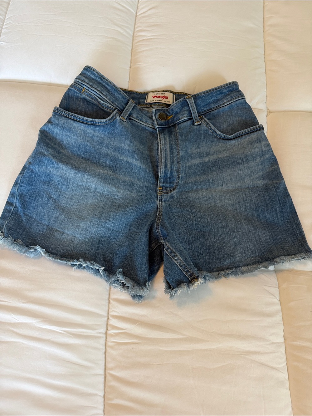 Wrangler Blue Denim Jean Shorts